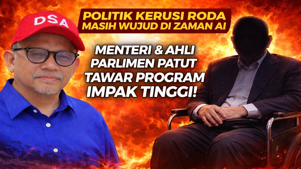Politik Kerusi Roda masih wujud di zaman AI Menteri & Ahli Parlimen patut tawar program impak tinggi