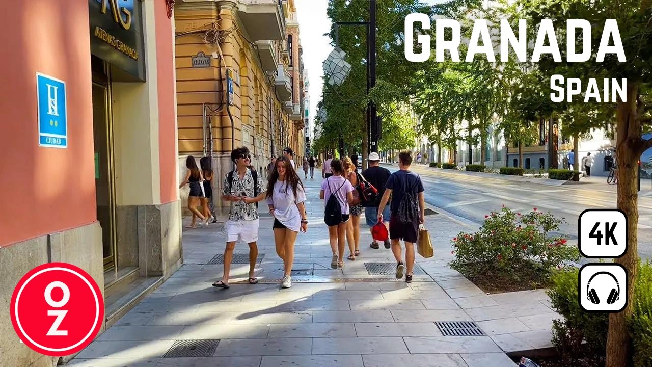GRANADA - Spain 🇪🇸 Good Morning 4K Walking Tour ☀️