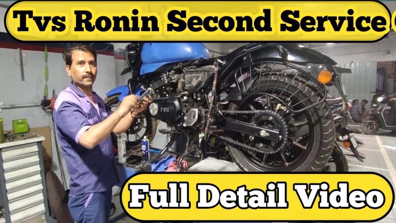 Tvs Ronin Second Service Full Detailing || Tvs Ronin Second Service Cost #tvsronin225 #2ndservice
