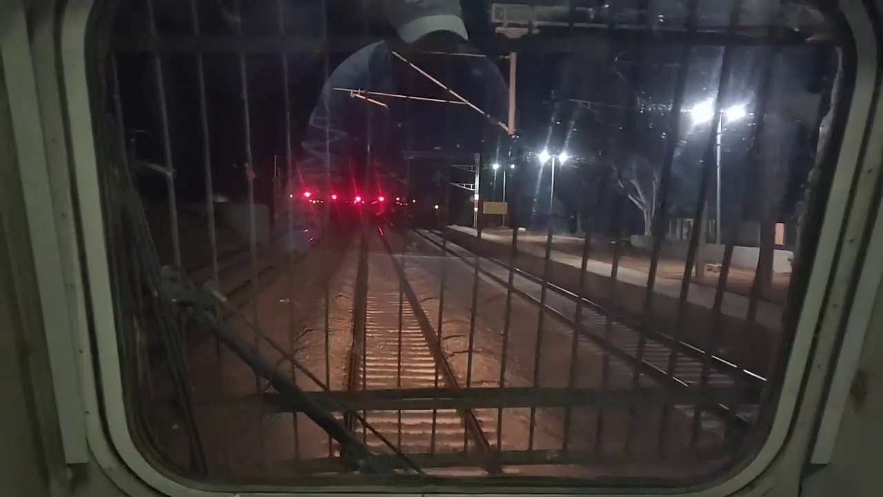 WAP-7 Cab Ride - Footplate - Indian Railways