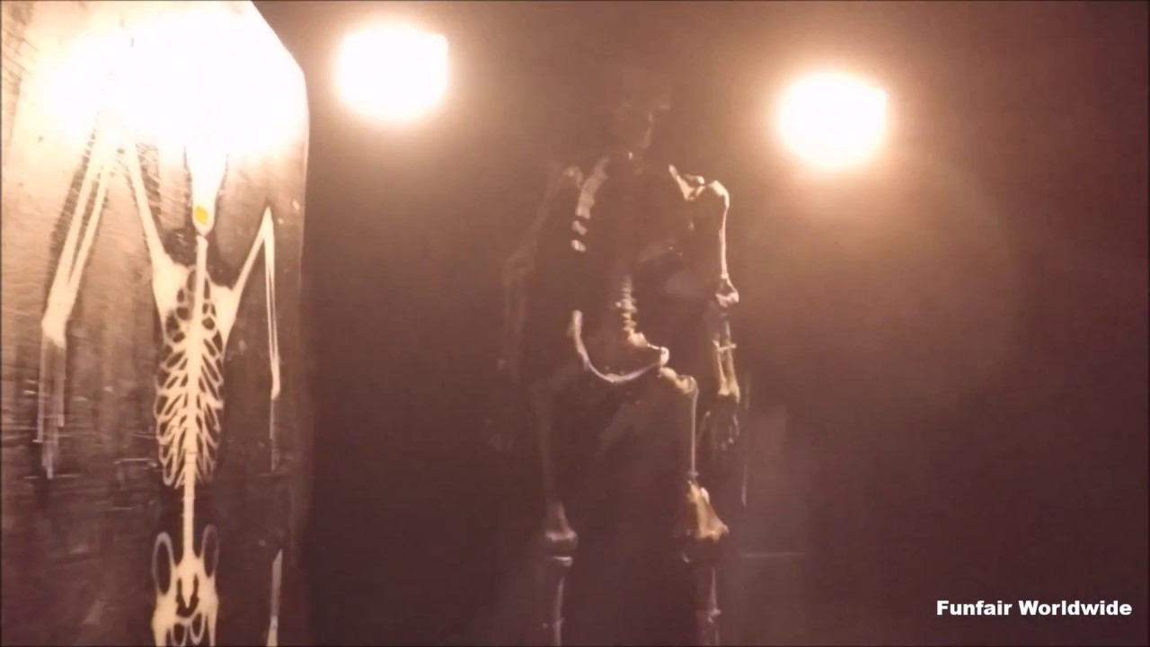 Spooky Ghost Train Ride: TRENO FANTASMA Onride Pov at Fiera di Morti 2016 🇮🇹