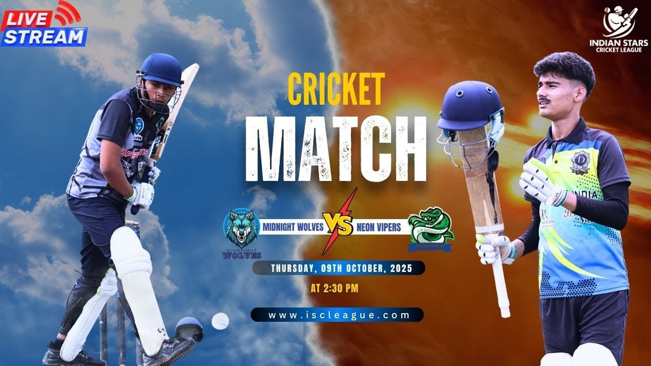 MINDNIGHT WOLVES VS NEON VIPERS | ISCL LIVE MATCH