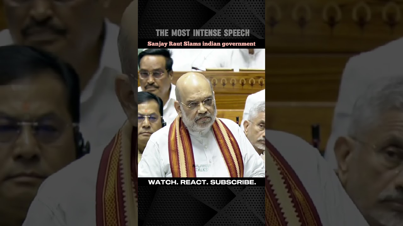 Sanjay Raut's openion remarks in parliament | Fiery speech | #shortvideo