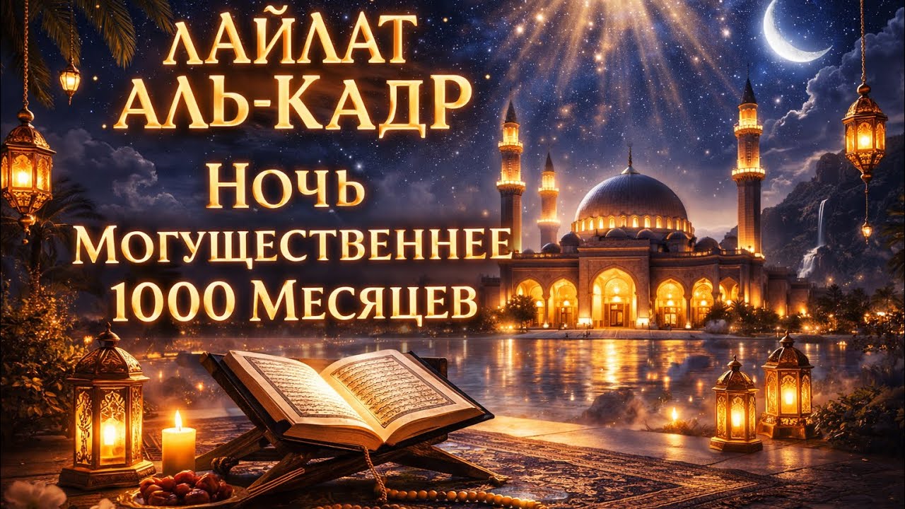 Самая священная ночь в Исламе — Ляйлят аль-Кадр🌙