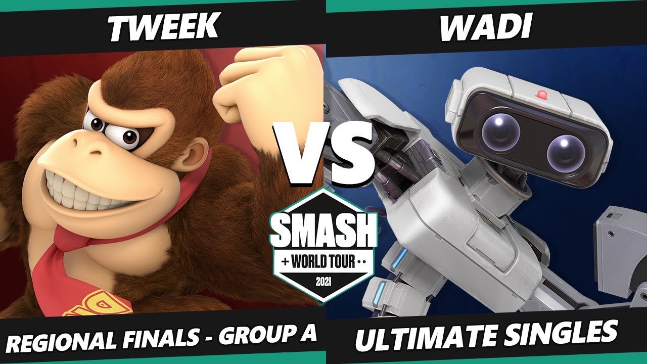SWT NA East Group A - Tweek (Donkey Kong, Diddy) Vs. WaDi (ROB, Mewtwo) Smash Ultimate Tournament