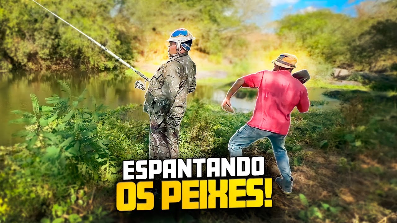 BETO TIZIU ESPANTOU OS PEIXES DO GALO CEGO 🤣🤣 | GALO CEGO