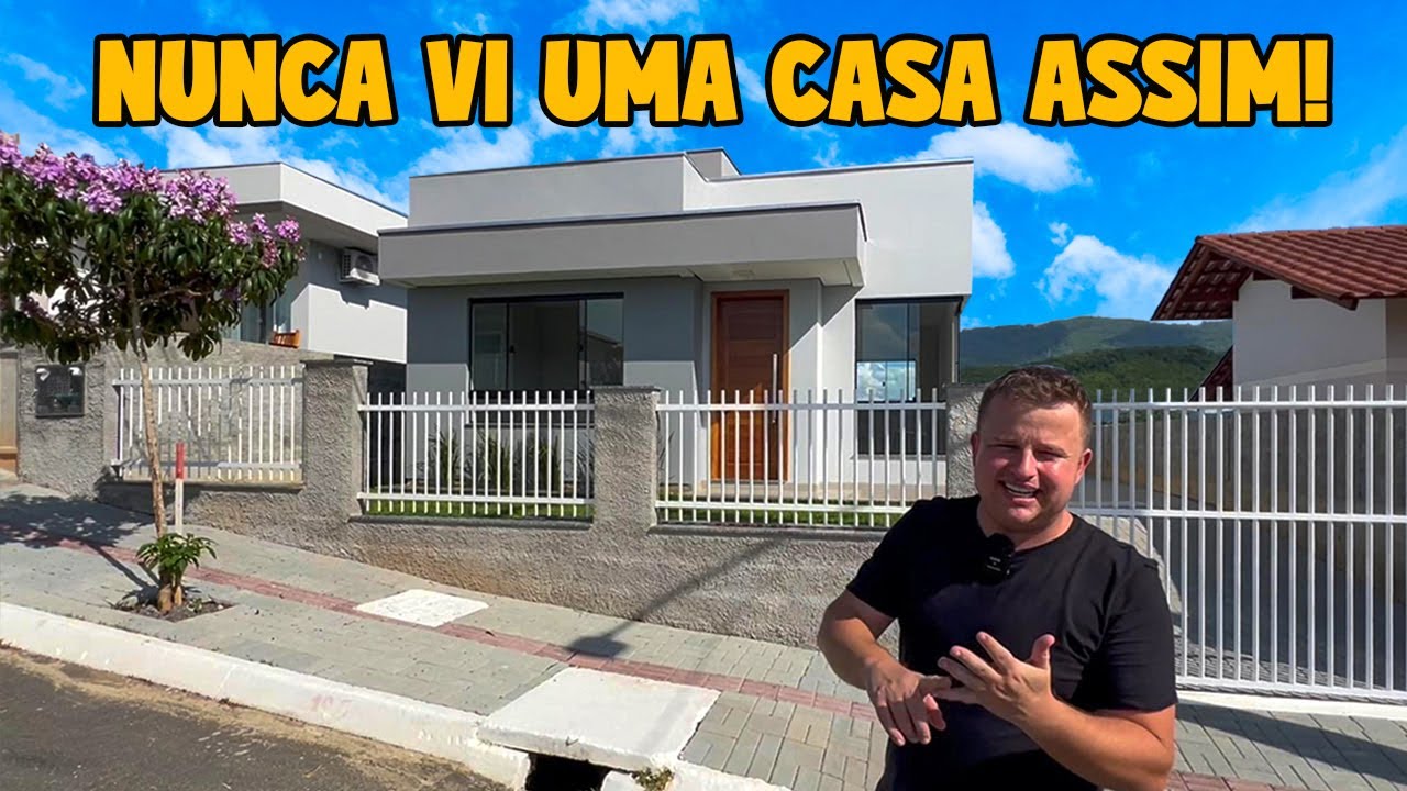 CASA PLATIBANDA, MODERNA DE 3 DORMITÓRIOS COM TERRENO GIGANTE DE 360M² COM PASSAGEM LATERAL
