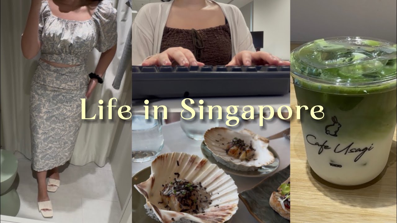 Life of a Gen Z corporate girl in Singapore *no talking vlog*