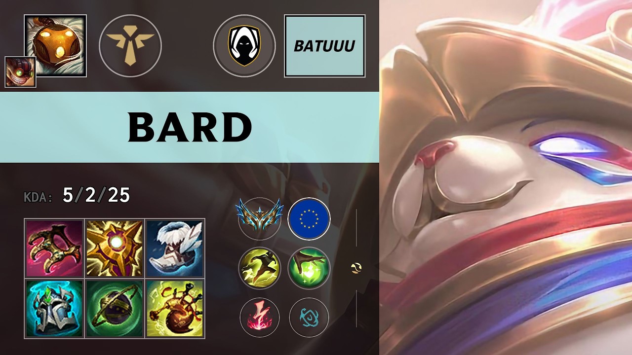 (HRTS Batuuu) Bard Support vs Janna - EUW Challenger Patch 26.14