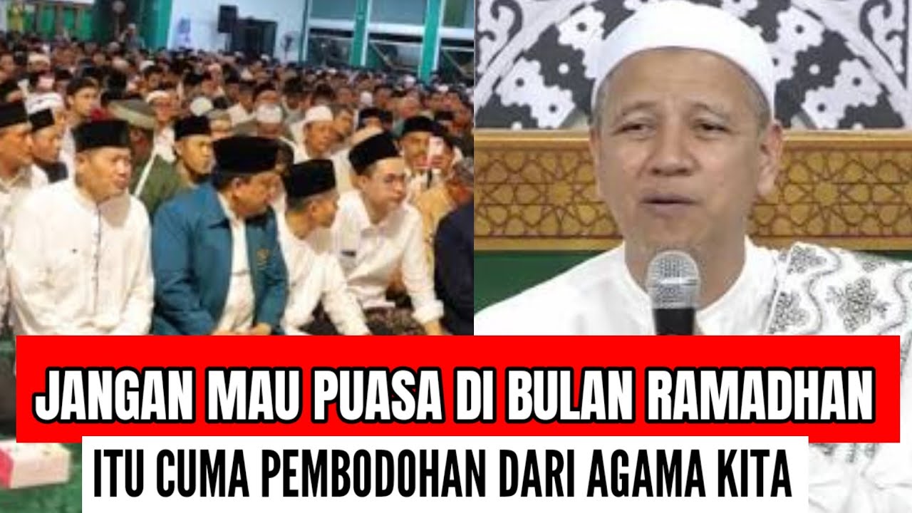 Waduh..! Habib Novel Malah Ajak Jamaahnya Tidak usah Puasa Dibulan Ramadhan Meski Diwajikan agama