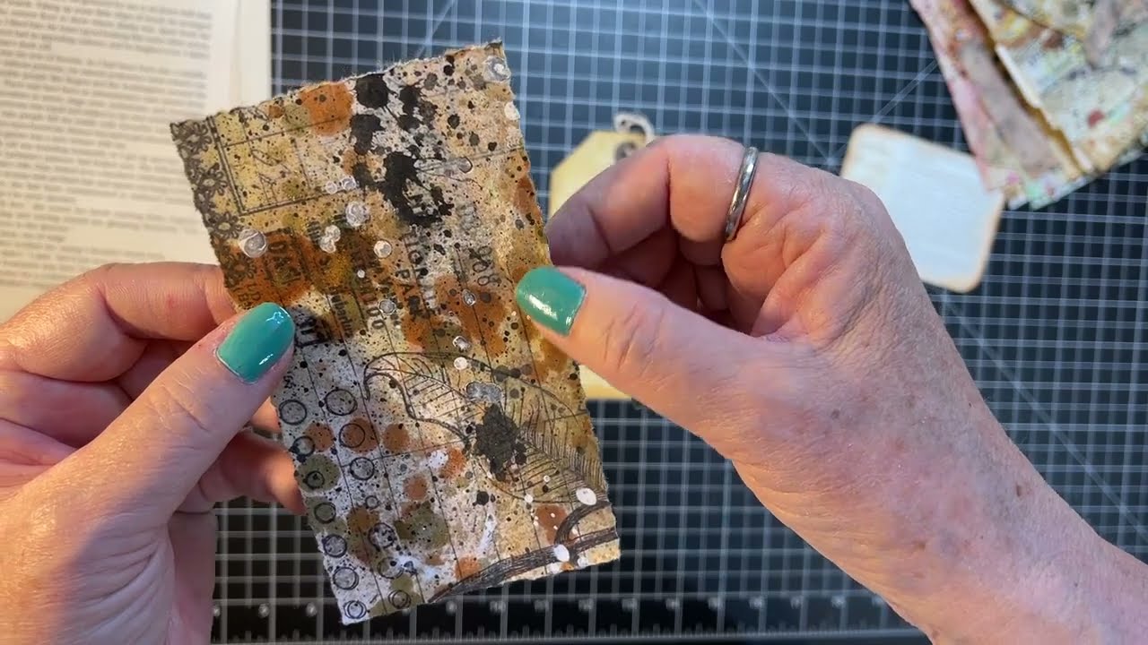Craft with Me! - Splatter Papers for Decoration and Collage!