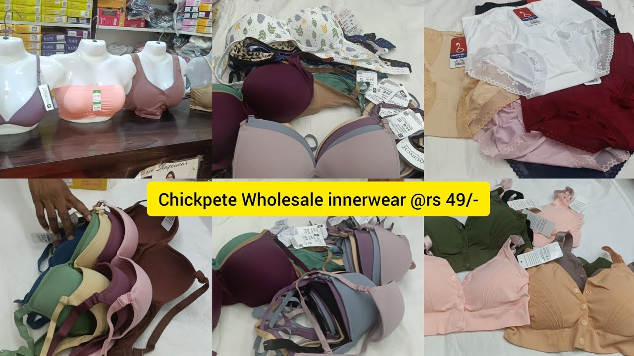 Branded innerwear@wholesale price || chickpete Bangalore, courier available
