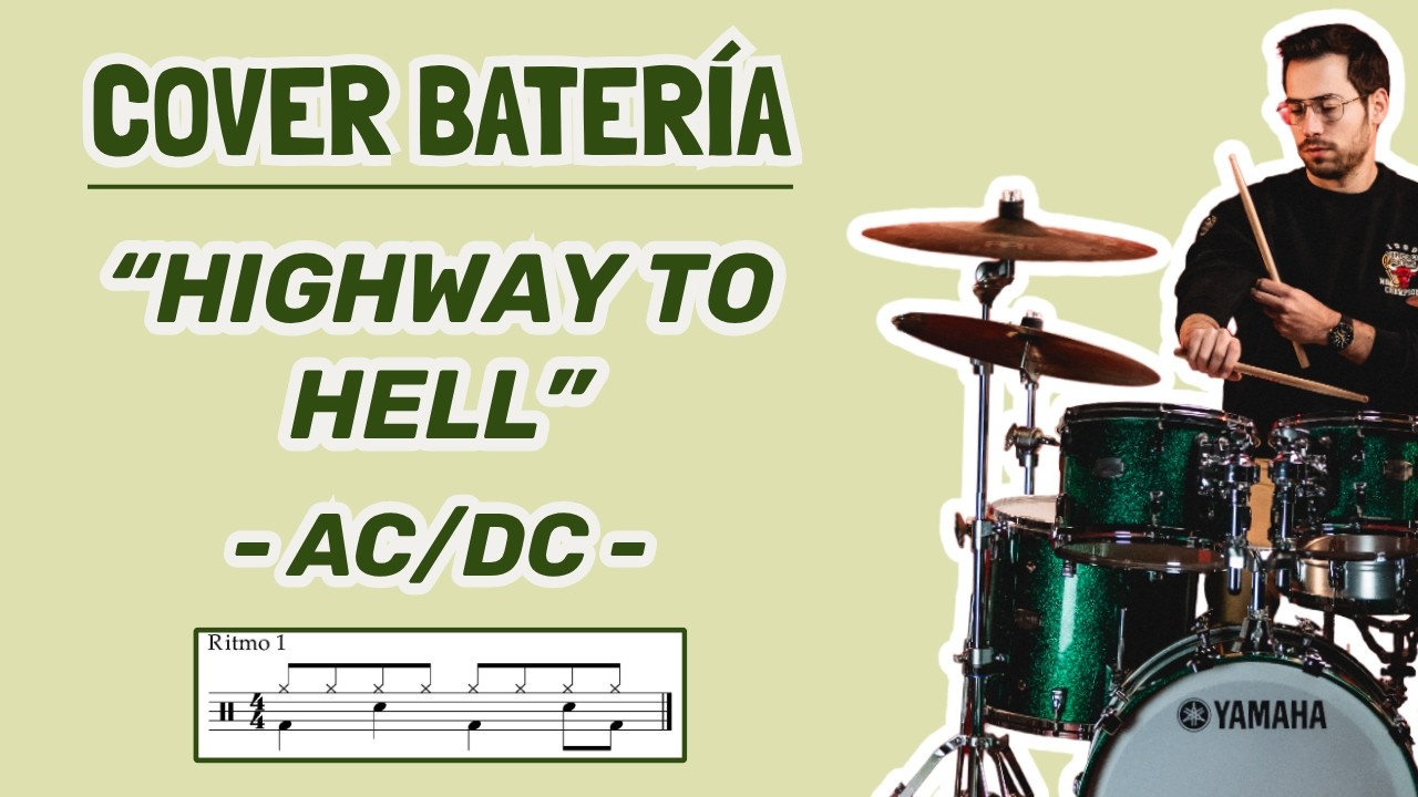 🥁HIGHWAY TO HELL - AC/DC (DRUM COVER) BATERÍA