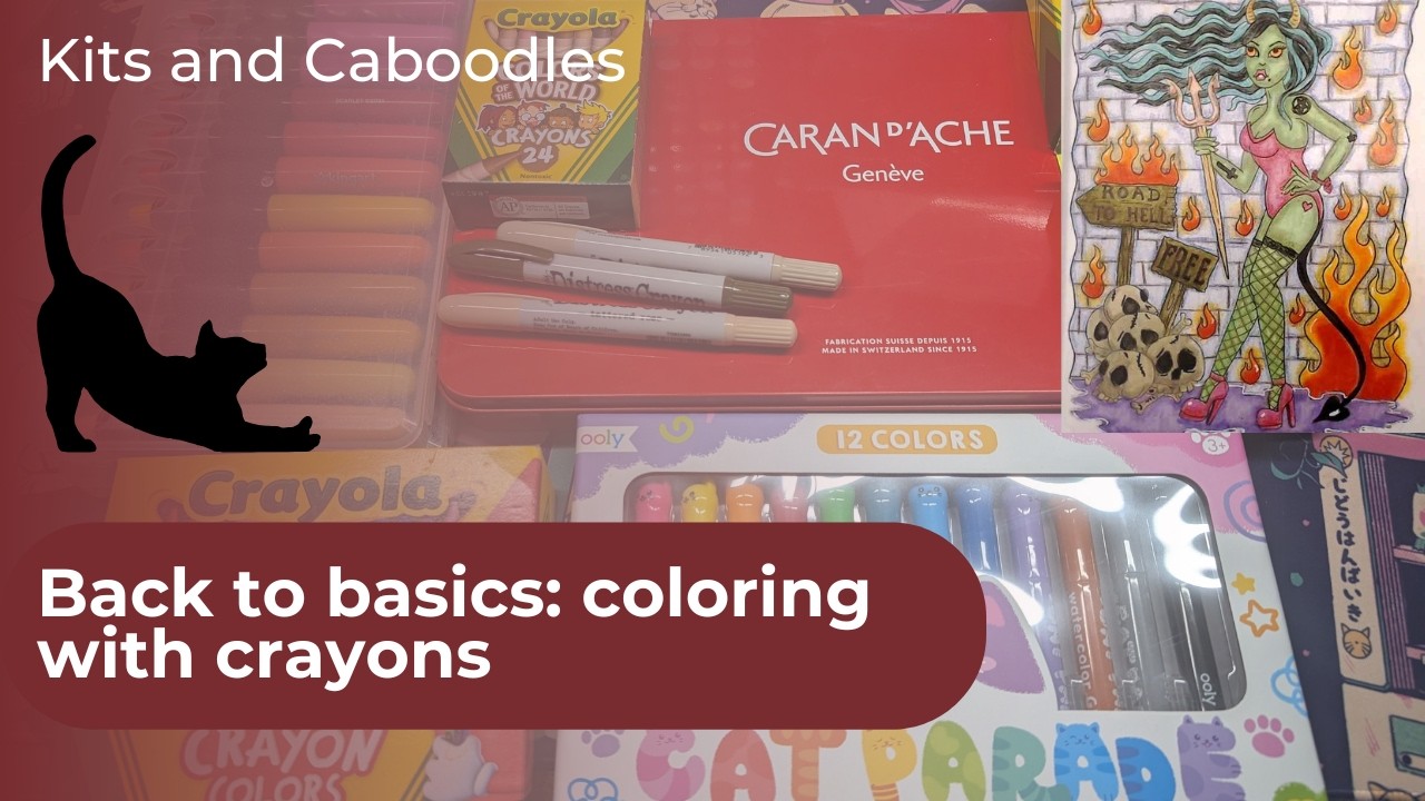 Back to basics: coloring with crayons