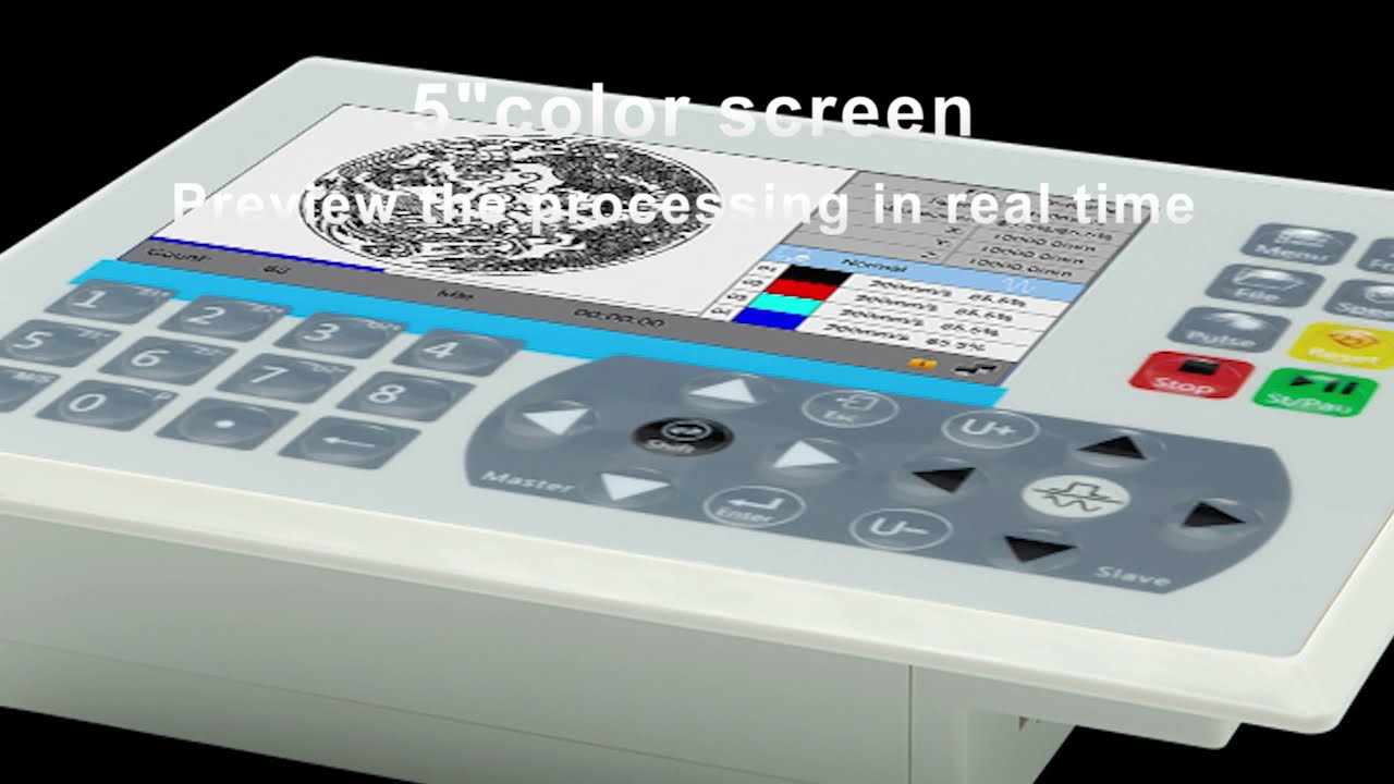 ruida CO2 laser controller,Double Bridges Asynchronous Laser Cutting Control System