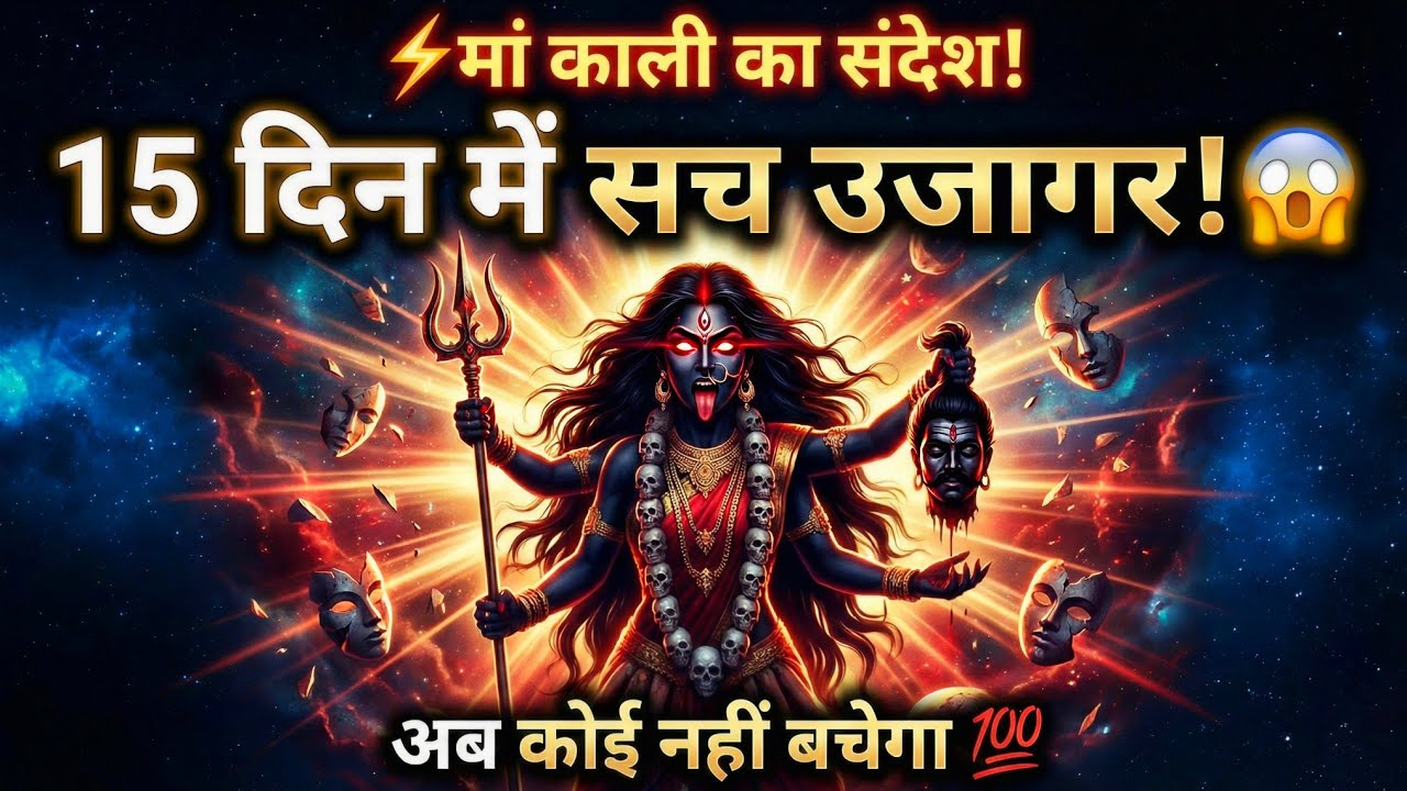 मां काली का प्रचंड संदेश! ⚡ अगले 15 दिन में छुपा सच होगा उजागर 💯 #tarot #maakali 