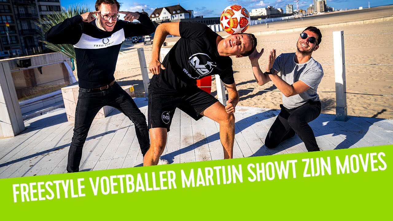 Freestyle voetballer Martijn Debbaut showt zijn moves | Vincent Fierens