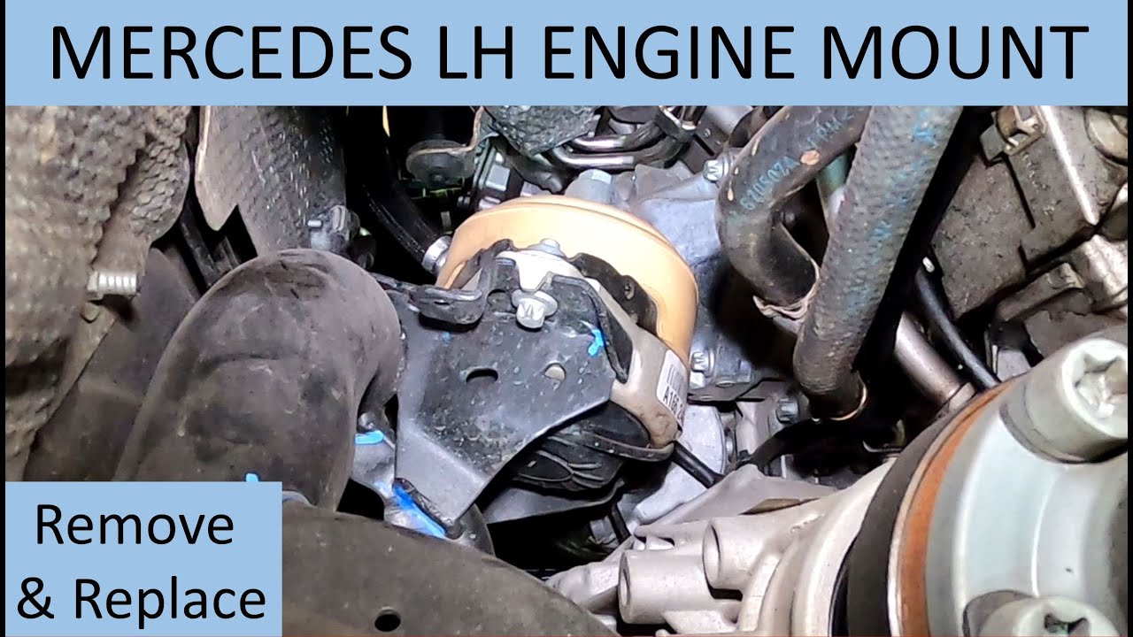 Mercedes ML350 BlueTEC Left Engine Mount W166 Diesel OM642 1662406817 1662406917