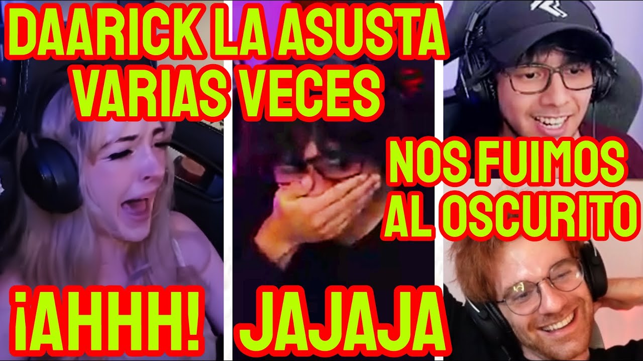 DAARICK ASUSTA A SYLVEE Y ELLA GRITA DEL SUSTO VARIAS VECES MEJORES MOMENTOS BACKROOM DUXO SHADOUNE