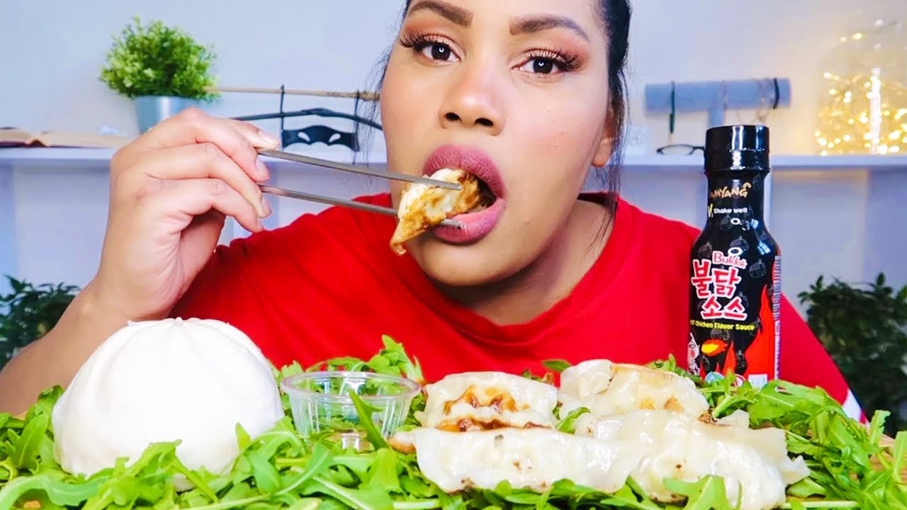 GYOZAS, BANH BAO MUKBANG | STORYTIME