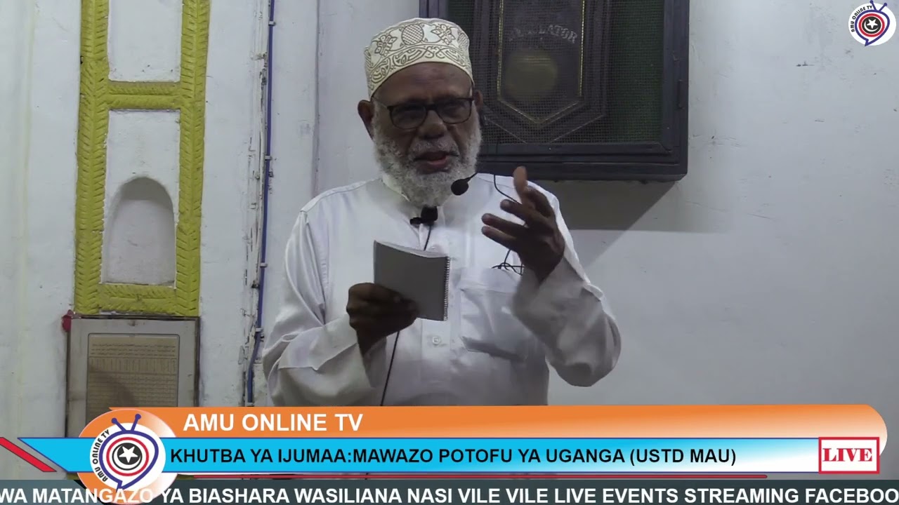 AMU ONLINE TV -MAWAZO POTOFU YA UGANGA (USTADH MAU )