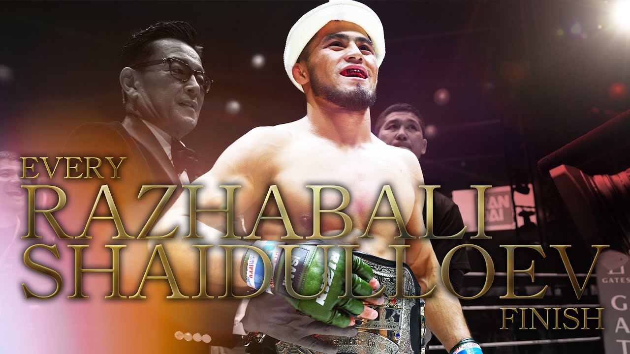 【Undefeated】Every Shaidulloev Finish - RIZIN FEATHERWEIGHT CHAMPION