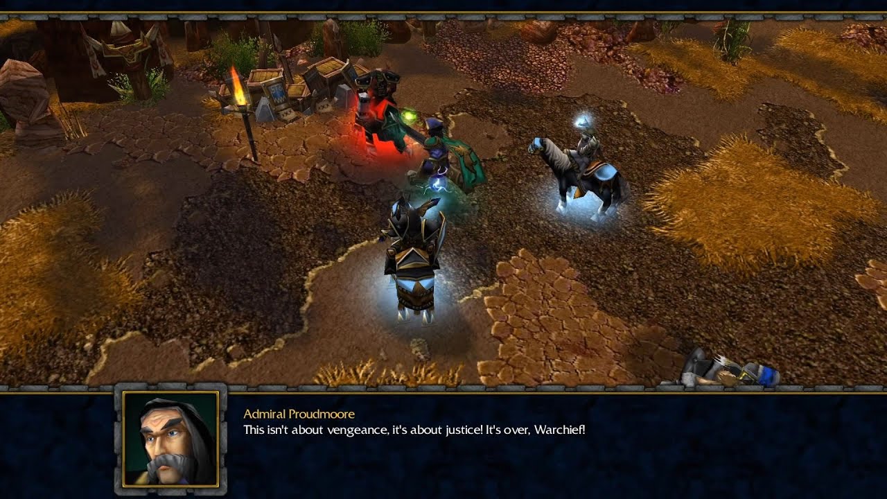 Admiral Proudmoore kills Thrall