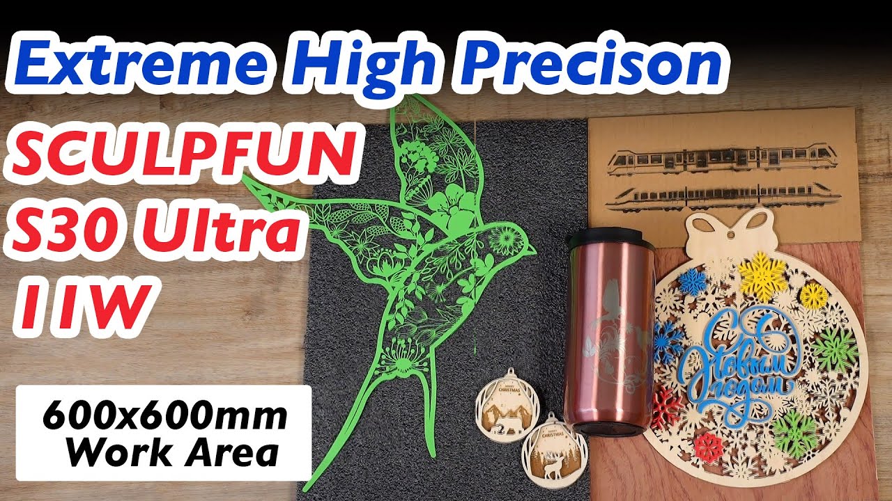 Extreme High Precision Laser - SCULPFUN S30 Ultra 11W Laser Engraver