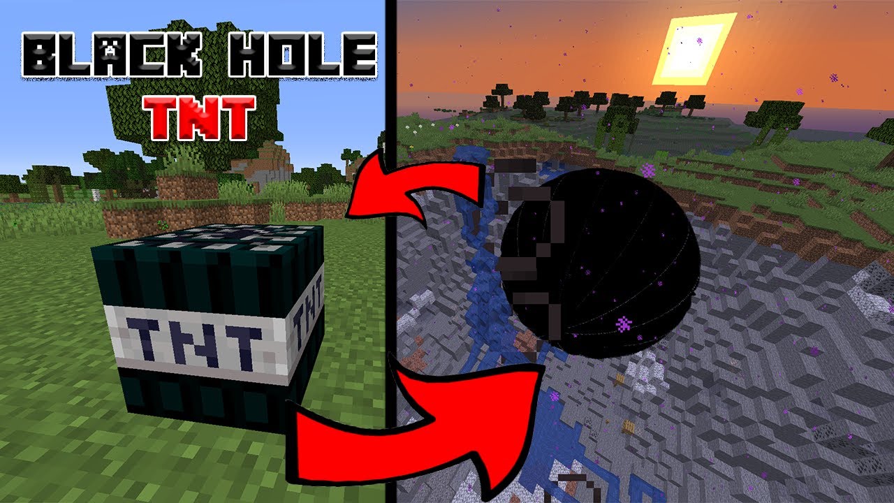 Minecraft TNT Dari Block Apapun!! (Black Hole TNT!!!)
