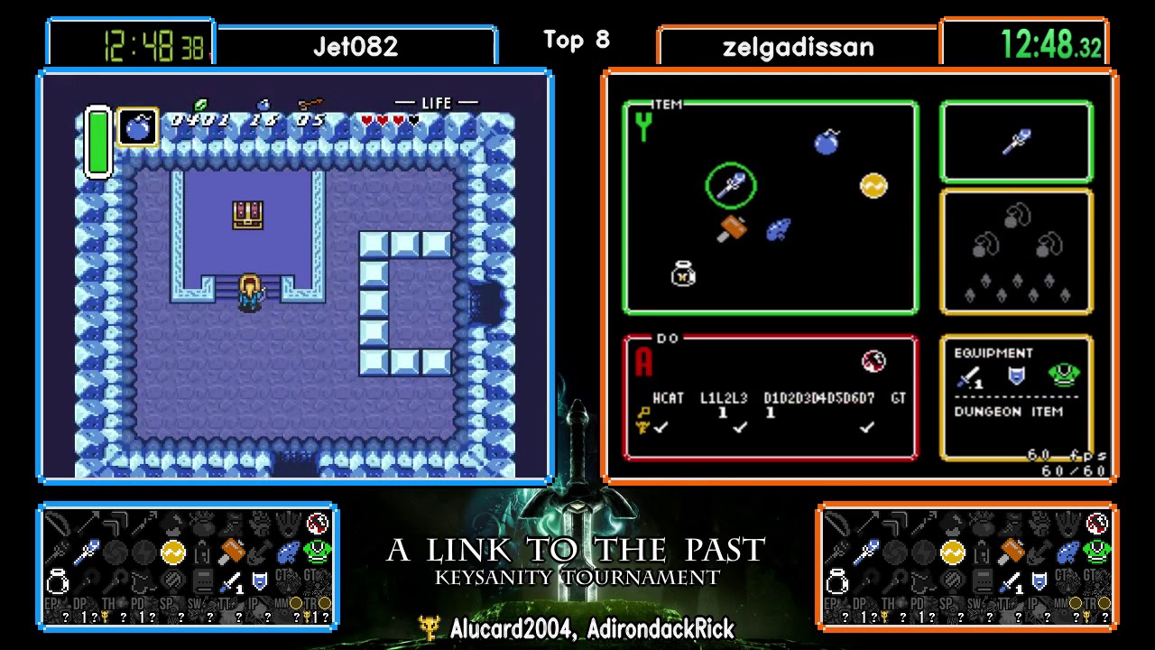 jet082 vs zelgadissan. ALTTPR Keysanity Tournament 2018