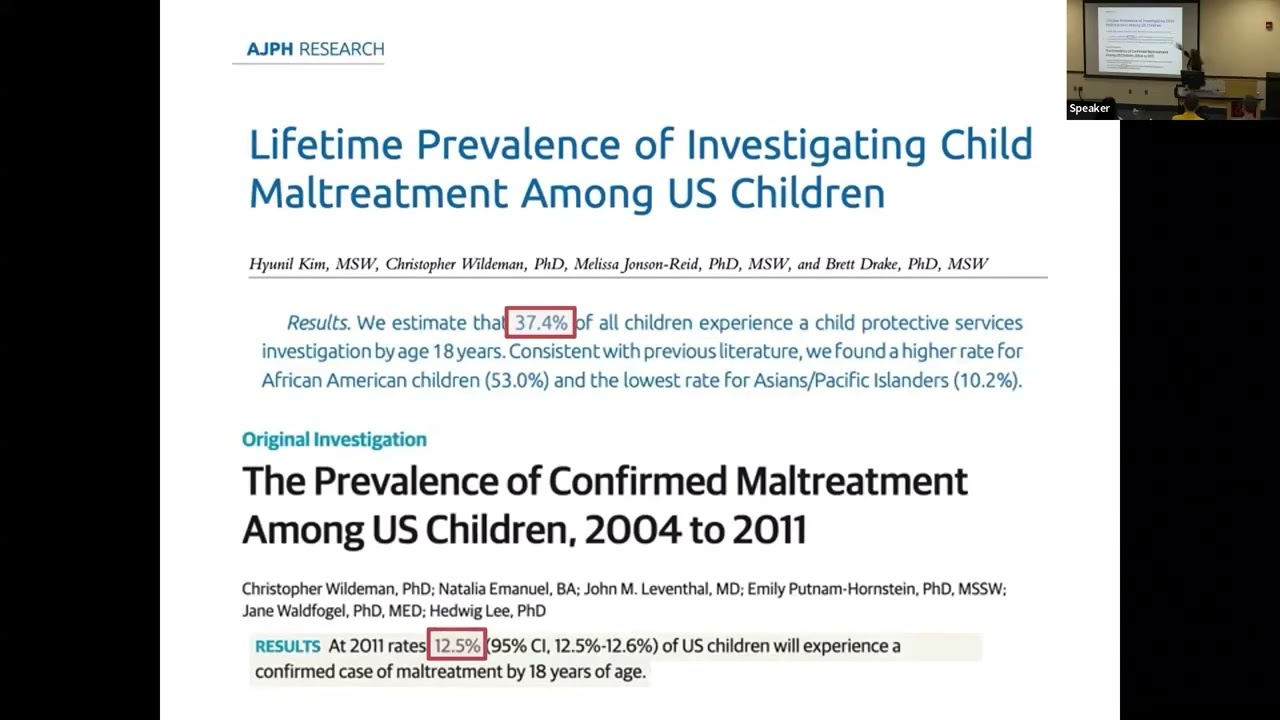 The Epidemiology of Child Maltreatment: Advancing Evidence for Primary Prevention