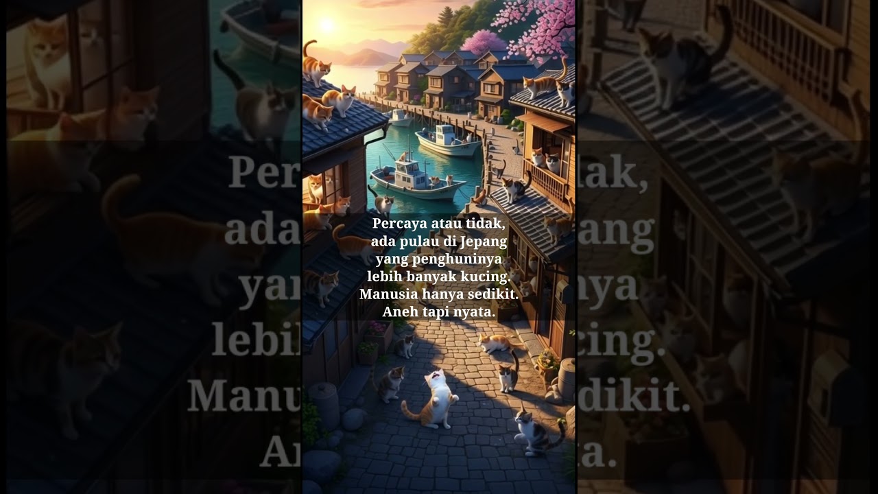 👉 Pulau Ini Lebih Banyak Kucing dari Manusia 