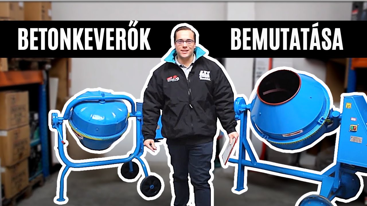 Betonkeverő AGRO-WIKT BWA és BWJ bemutatása - EUROKOMAX KFT - www.eurokomax.hu