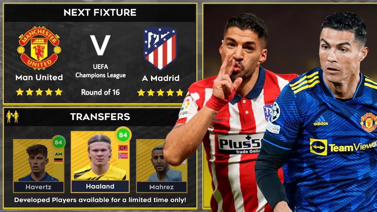 DLS 22 | Manchester United vs Atletico Madrid | Dream League Soccer 2022 Gameplay