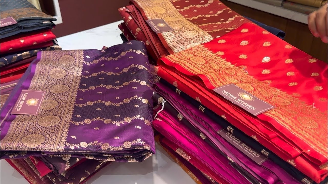 Hand Picked Any Banarasi Silk Premium Sarees From Banaras @MRCreation