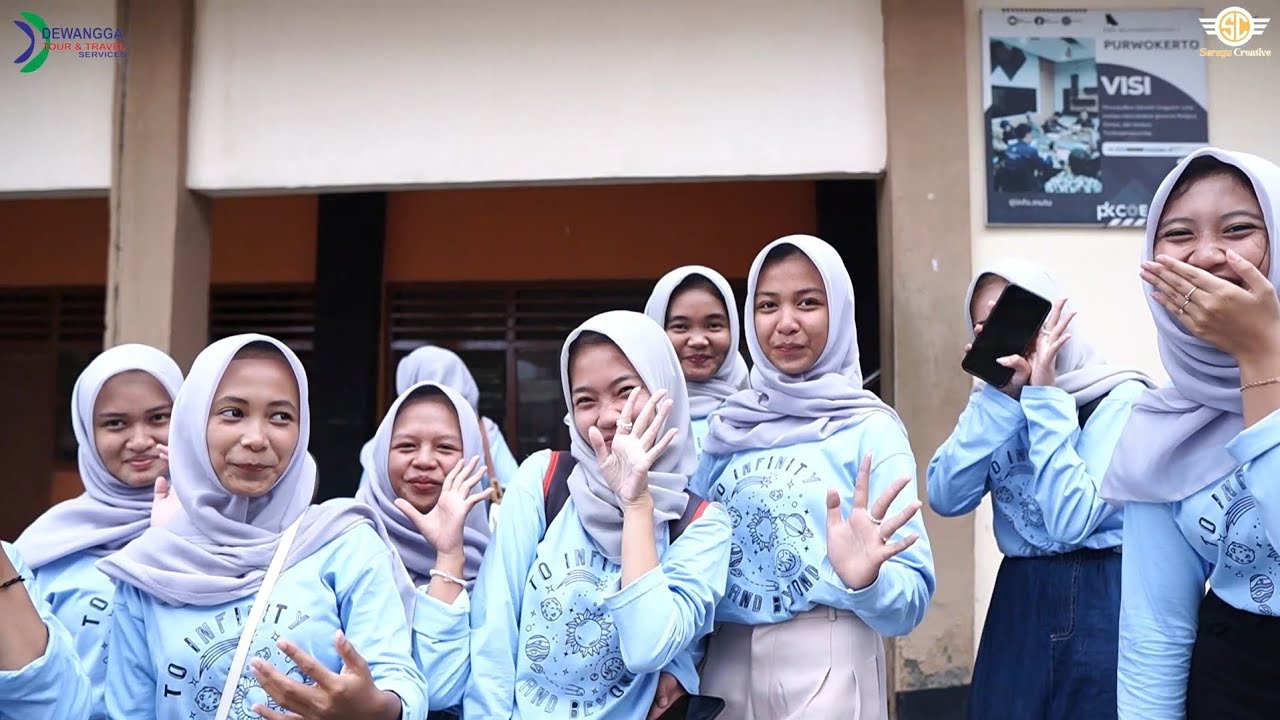KUNJUNGAN INDUSTRI SMK MUHAMMADIYAH 1 PURWOKERTO BERSAMA DEWANGGA TOUR CILACAP 🫡😊
