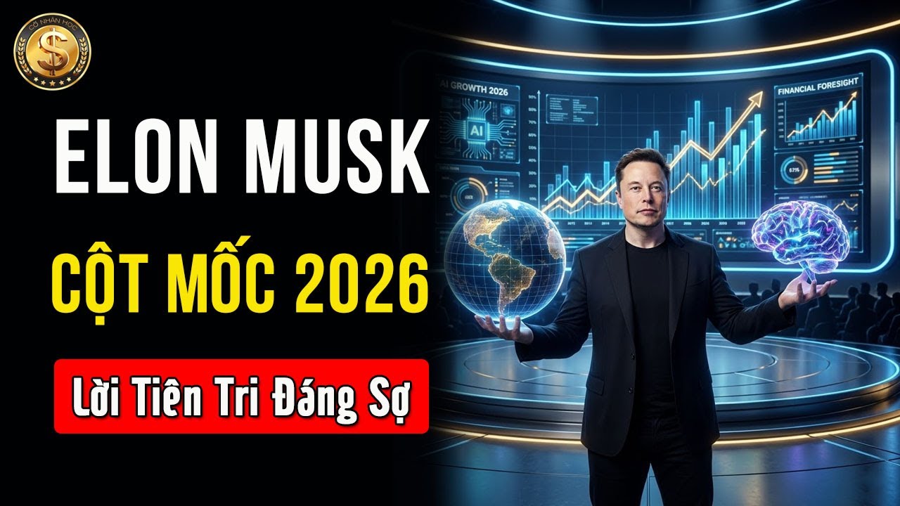 Elon Musk Cảnh Báo 2026: 5 Năm Để Thế Giới Thay Hình Đổi Dạng – Bạn Đã Sẵn Sàng? | CỔ NHÂN HỌC