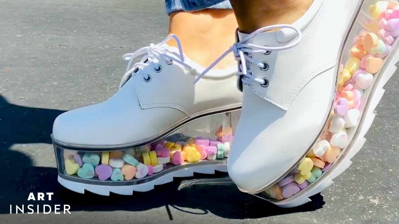 Platform Shoes Have Hollow Heels You Can Fill With Anything