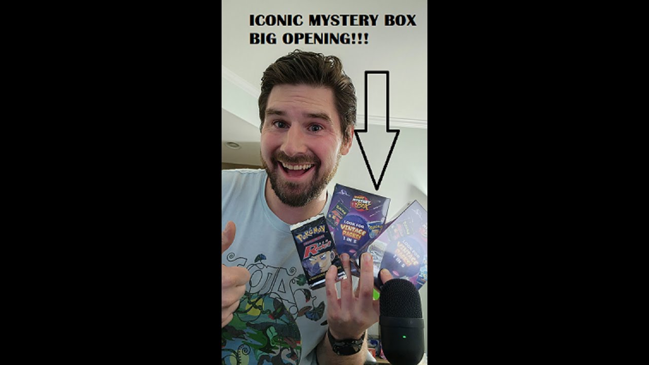 Iconic Mystery Boxes BIG OPENING!!!  Wait till you see what I pull from the first 5 boxes #pokemon