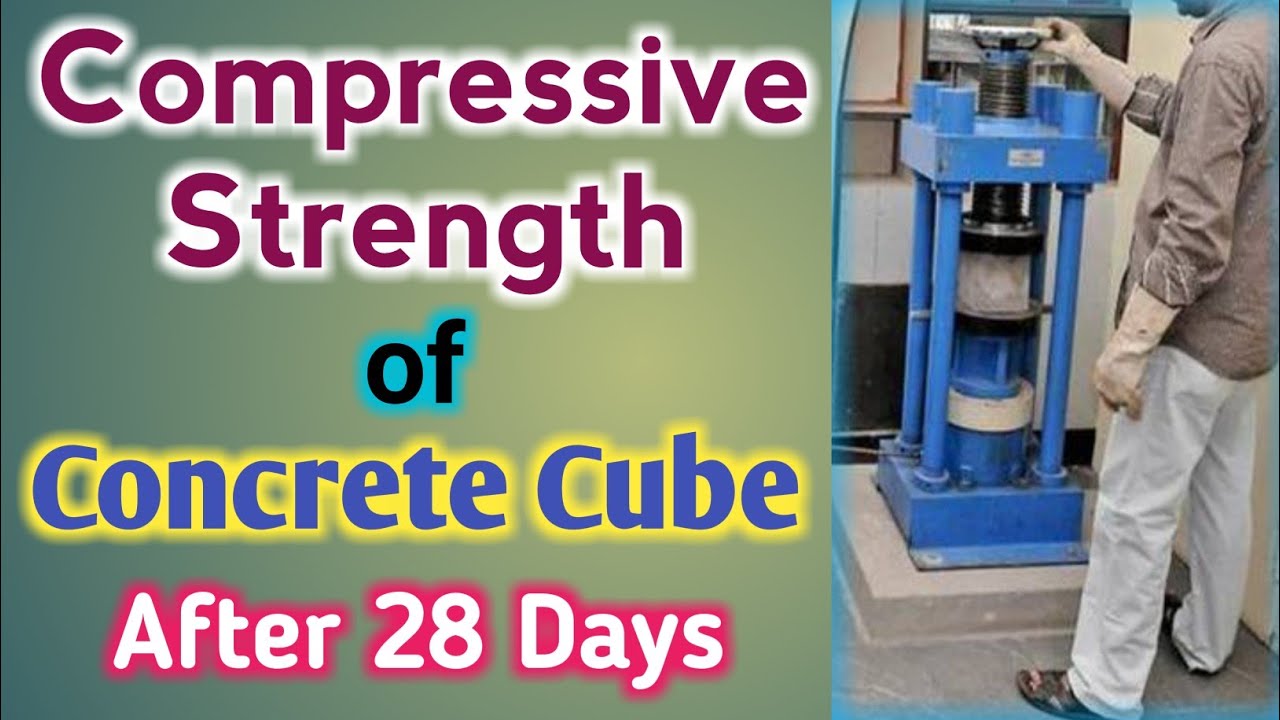 Cube Test | Compressive Strength of Concrete Block after 28 Days | Cube Test | Civil Engineering