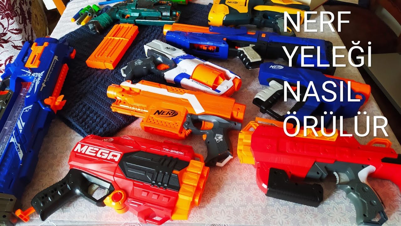 NERF YELEK NASIL YAPTIM? TÜM DETALARI ! HOW TO CROCHET NERF VEST? (Örgü yelek modelleri)