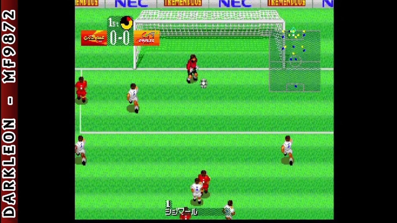 PC Engine CD - J.League Tremendous Soccer '94 © 1994 HuneX - Gameplay
