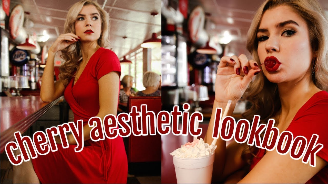 CHERRY AESTHETIC LOOKBOOK // LANA DEL REY INSPIRED