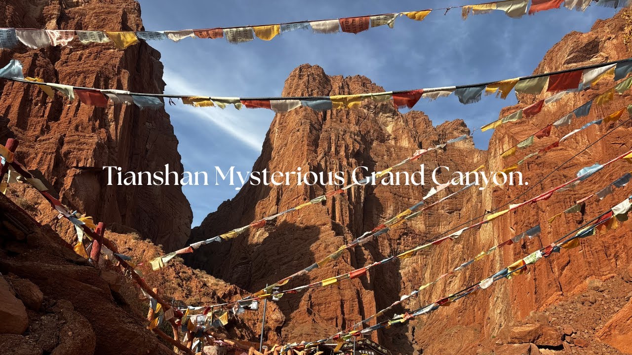 tianshan mysterious grand canyon.