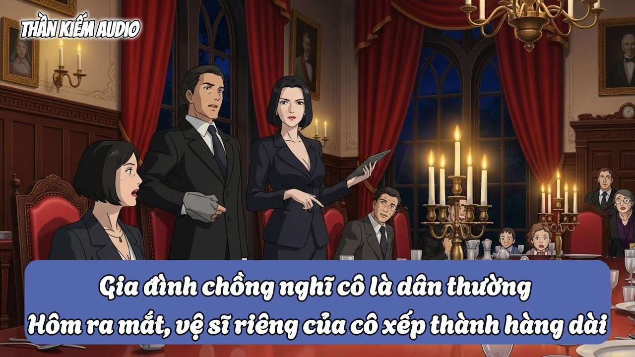 [Truyện Audio] Gia đình ck nghĩ cô là dân thường. Hôm ra mắt, vệ sĩ riêng của cô xếp thành hàng dài