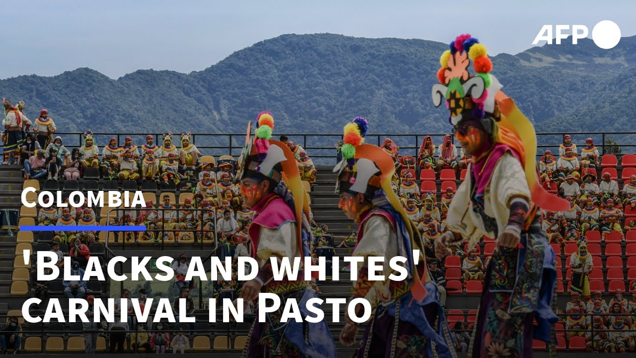 Colombians dance, perform music during Carnival of Blacks and Whites | AFP