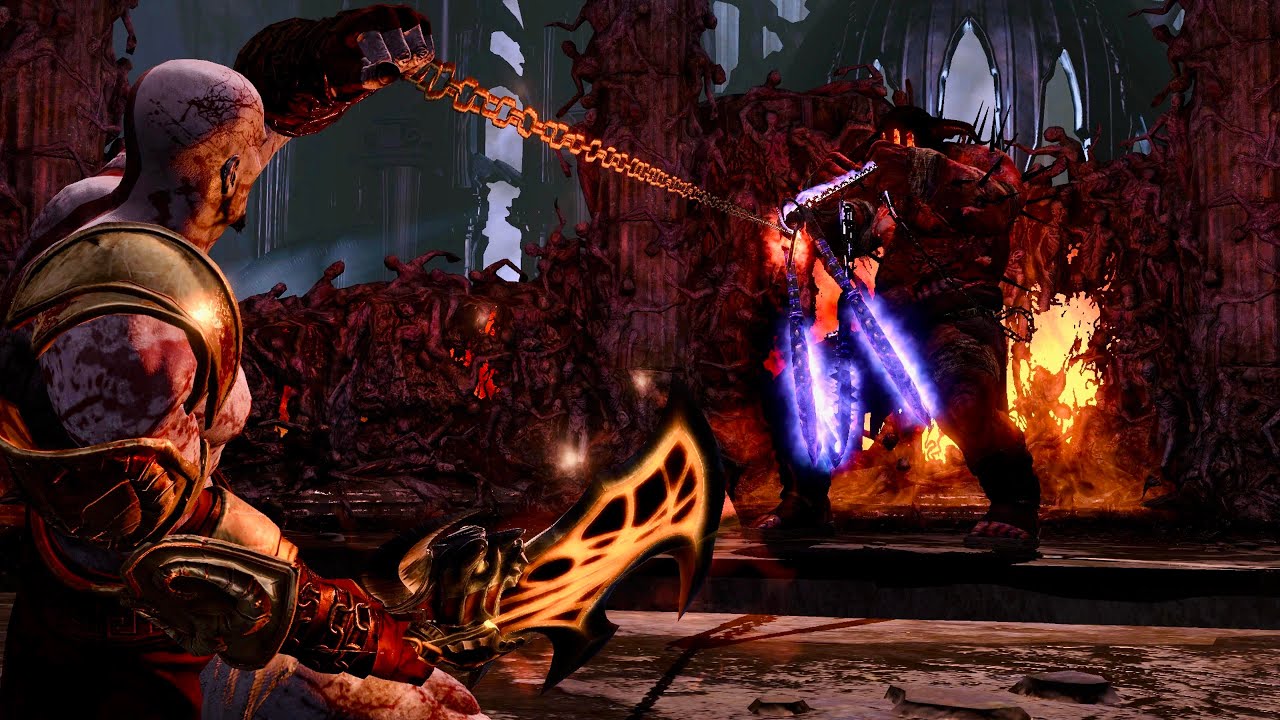 God of War 3 Remastered - All Boss Fights 4K60 | Chaos Difficulty NG+
