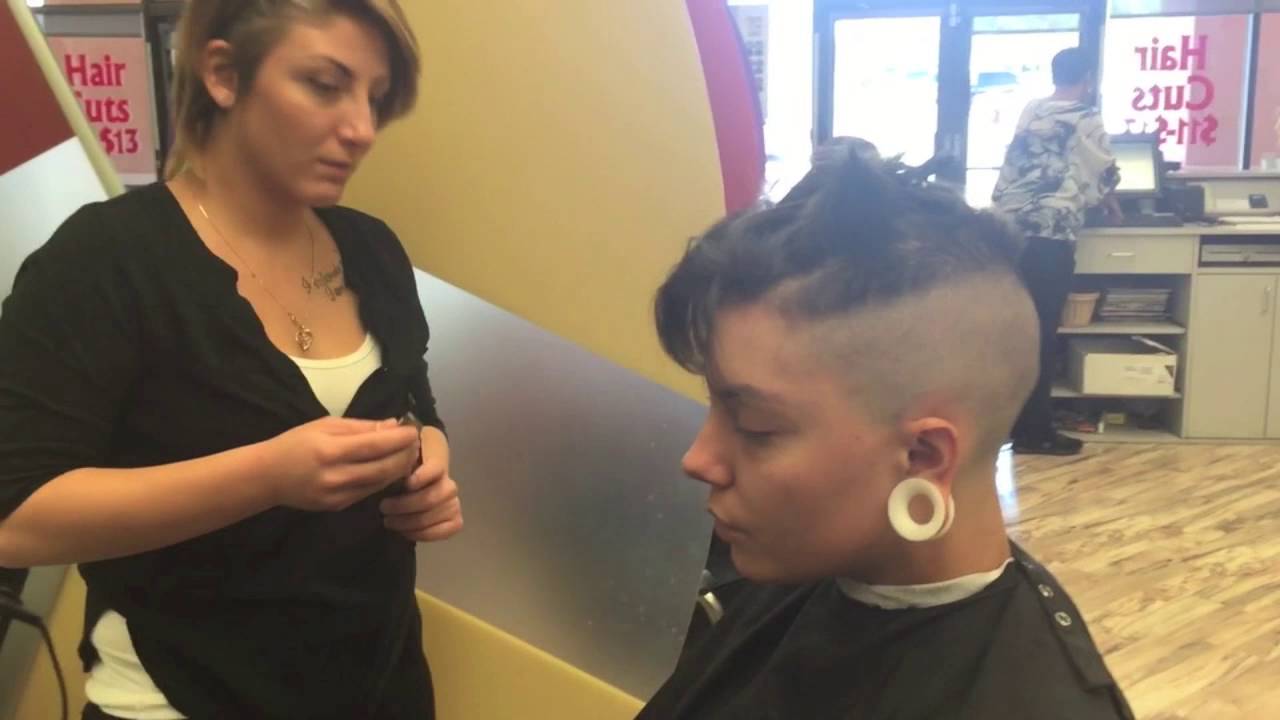 Alex LV: She Gets a Shorter Fauxhawk (YT Original)