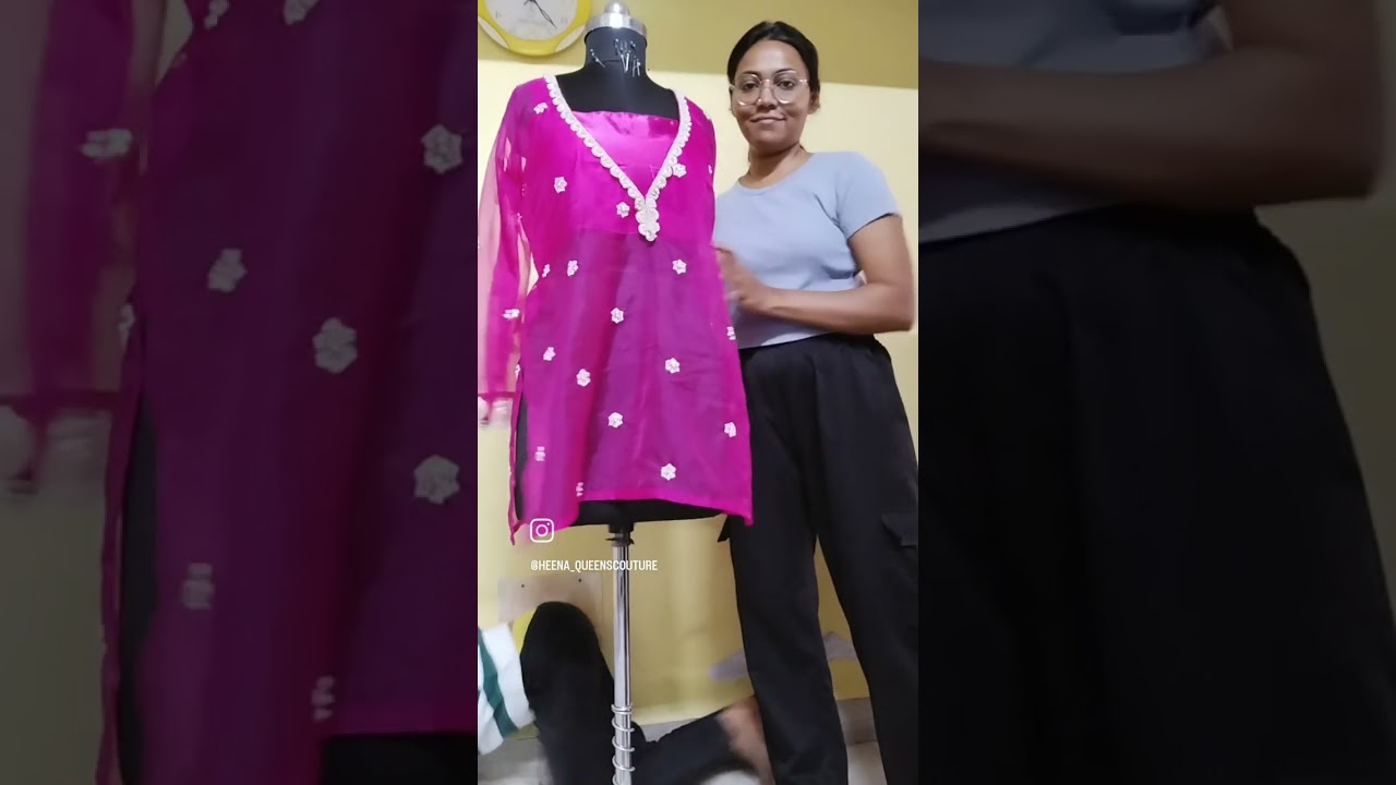 outfit from scratch.. trending Instagram viral kurtis