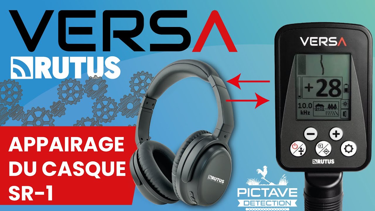 Connection du Casque avec le Rutus Versa
